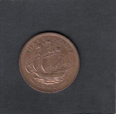 Beschrijving: 1/2 Penny SHIP